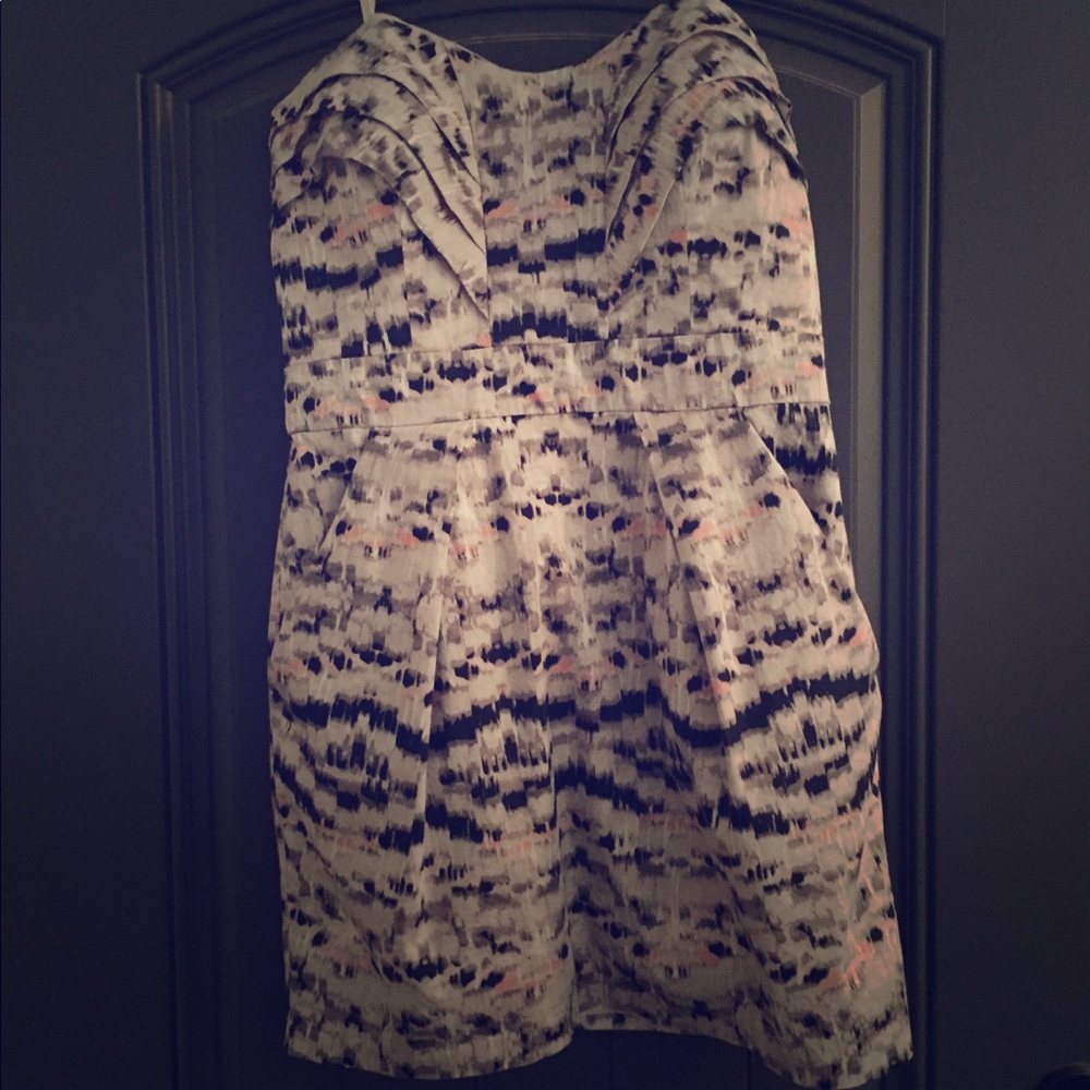BCBG strapless dress